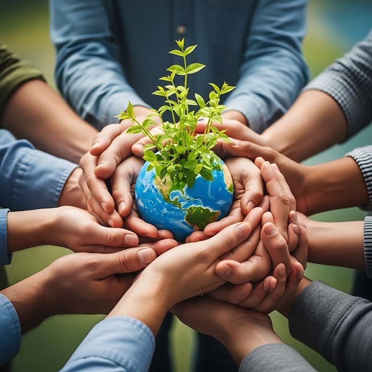 Volunteers from Humanity's Helping Hand working with a rural community